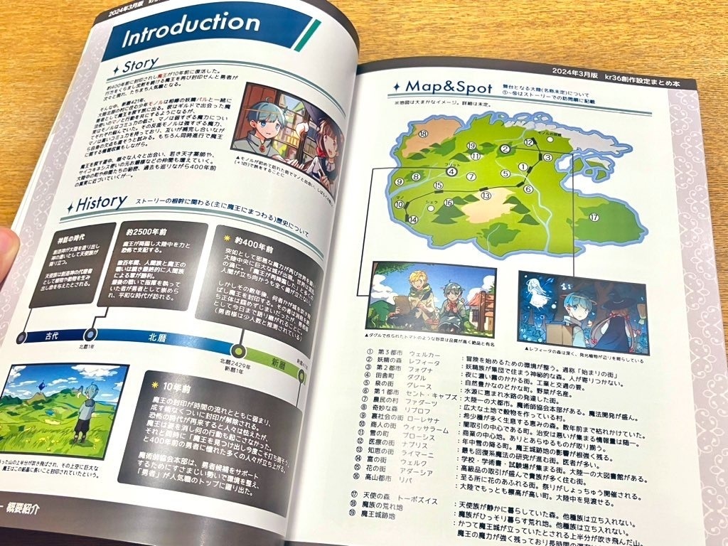 Kr36創作設定まとめ本 2024年3月版