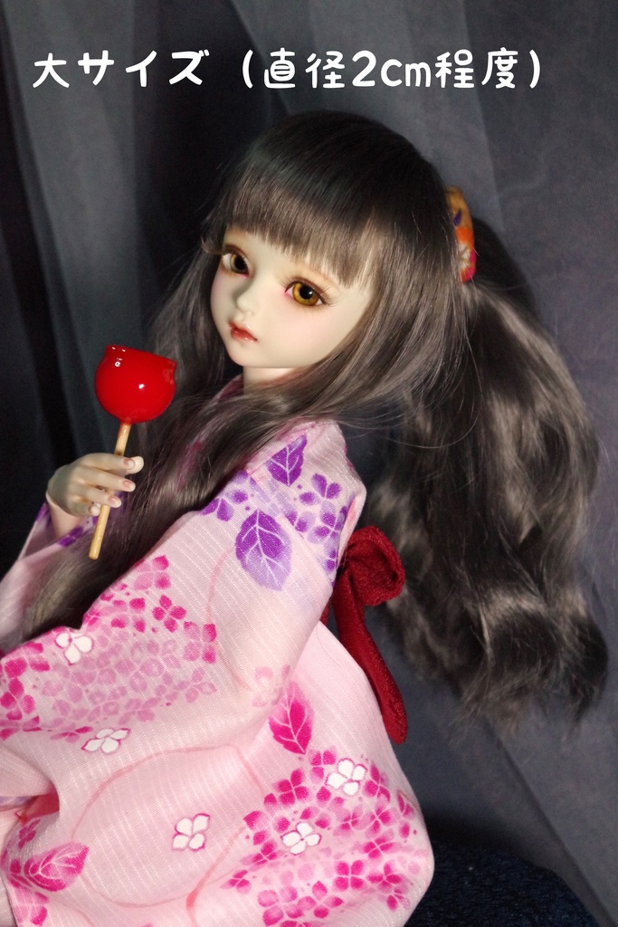 【撮影用小道具】りんご飴【ミニチュア・フェイクスイーツ】