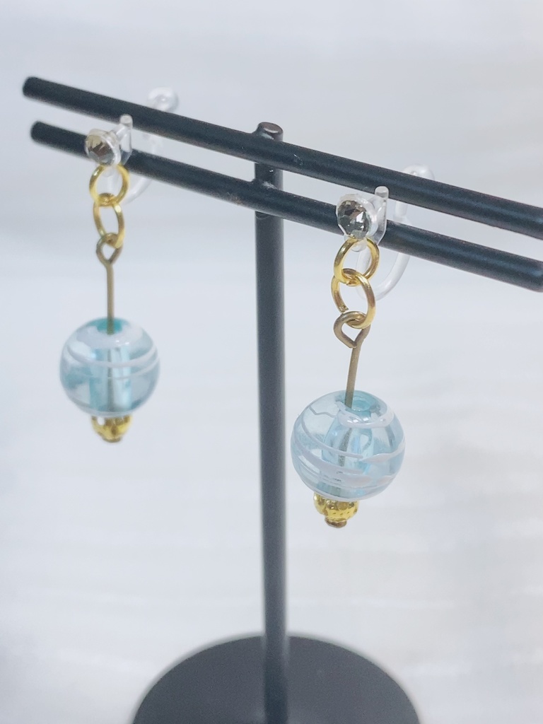 【全3色】水風船のイヤリング【ドール向け】