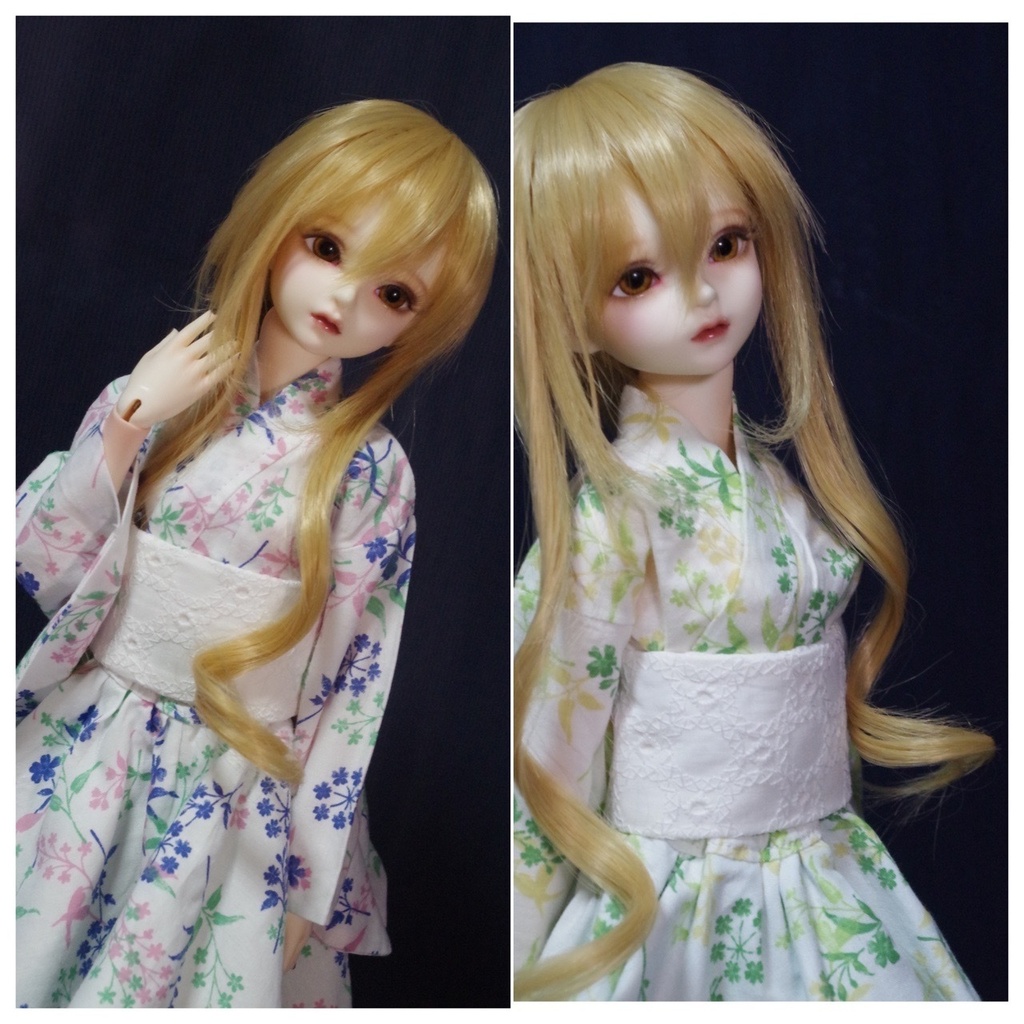 【SDMサイズ】浴衣ドレス ②【ドール用】