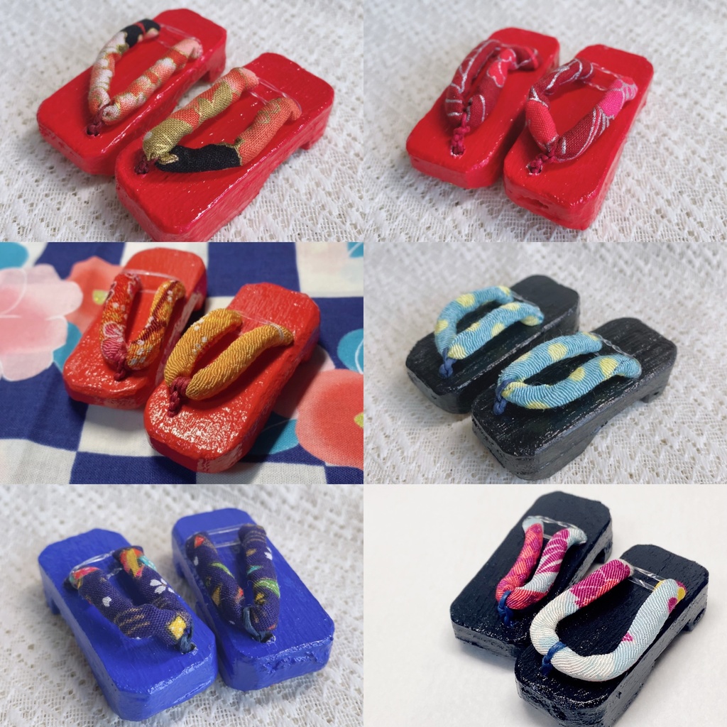【SDMサイズ】下駄足じゃなくても履ける下駄【ドール用】