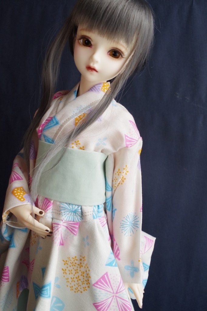 【SDMサイズ】浴衣ドレス ④【ドール用】