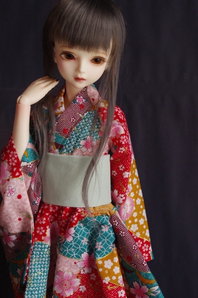 【SDMサイズ】浴衣ドレス ⑤【ドール用】