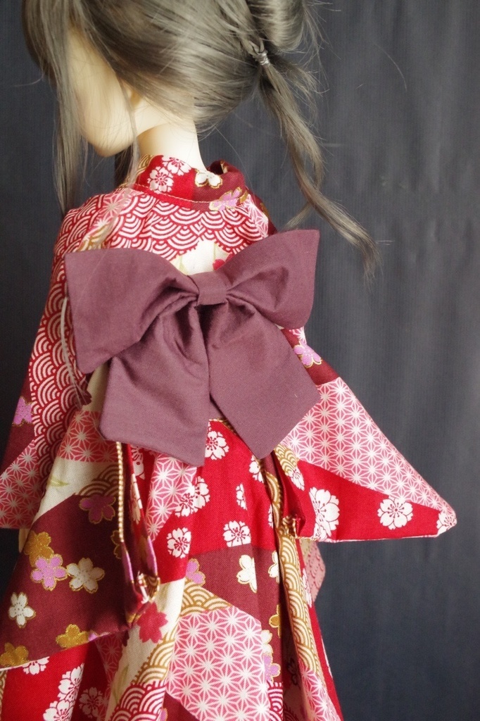 【SDMサイズ】浴衣ドレス ⑦【ドール用】