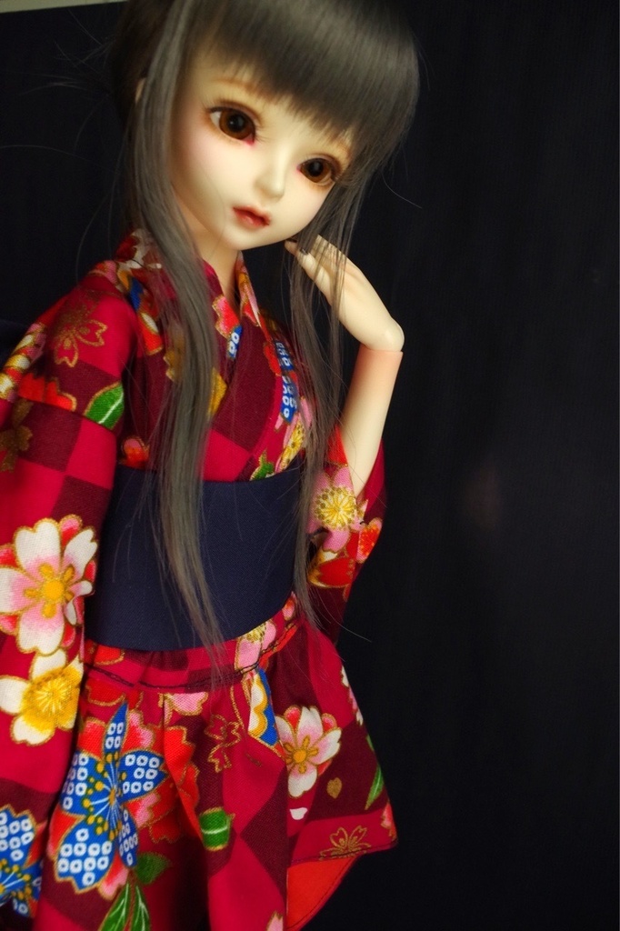 【SDMサイズ】浴衣ドレス ⑧【ドール用】