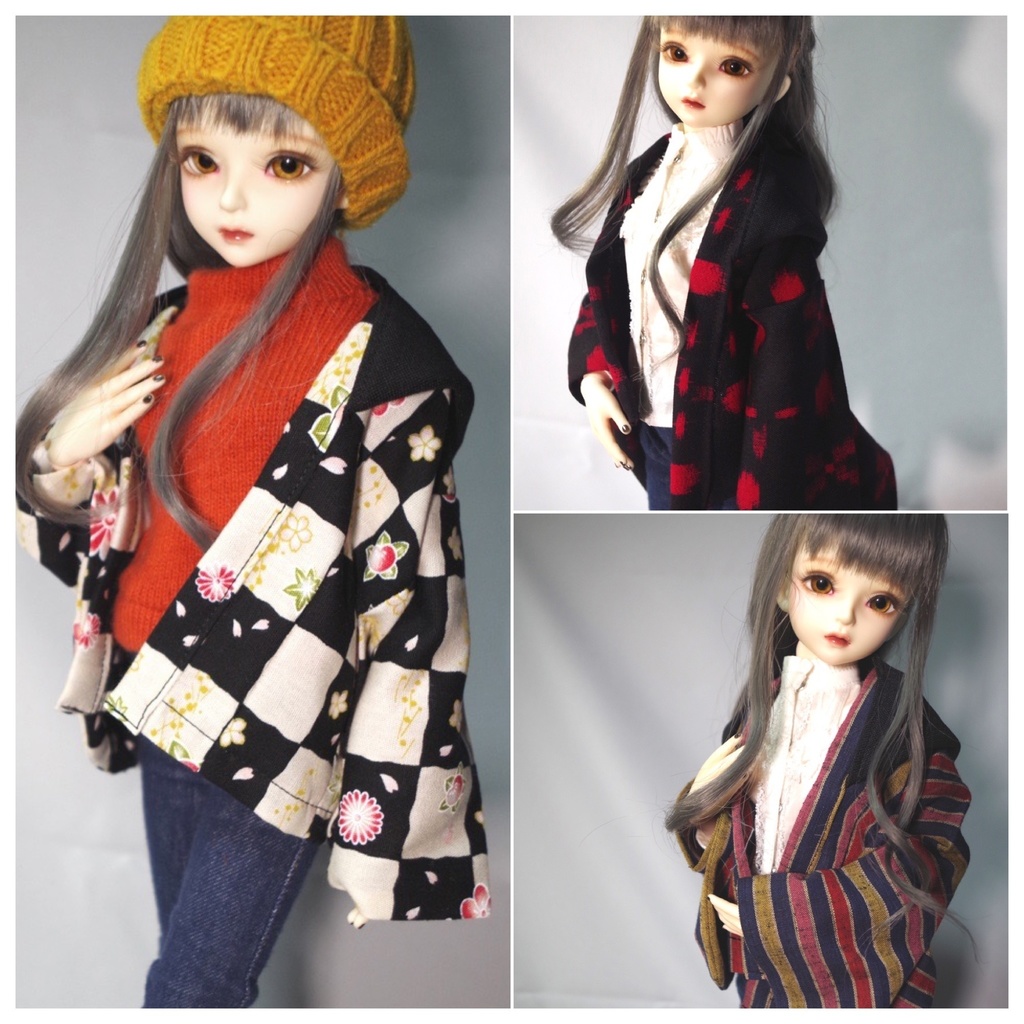 【SDMサイズ】羽織パーカー【ドール用】