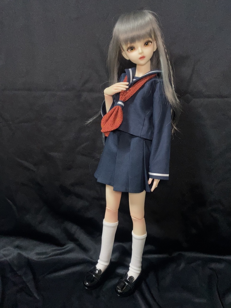 【SDMサイズ】和せぇらぁセットアップ(冬服ver.)【ドール用】