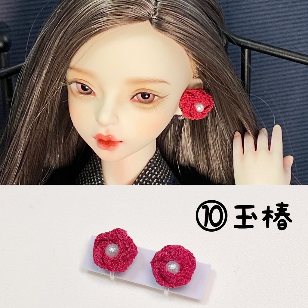 つまみ細工のイヤリング 各種