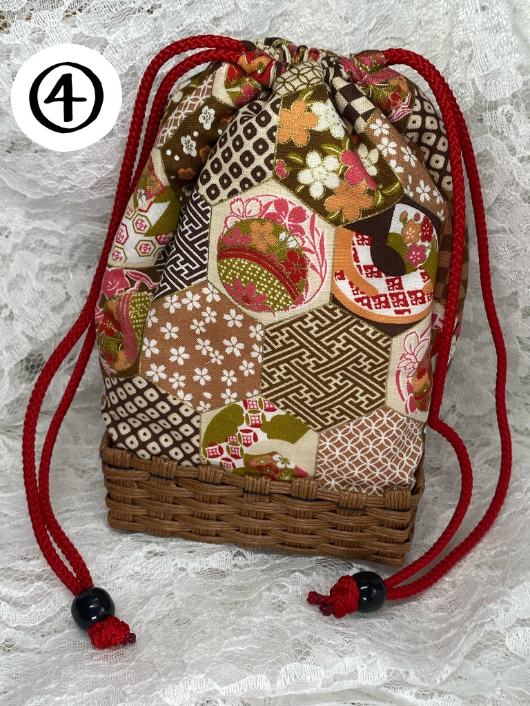 お茶会ANTU(アンティーユ)向け お出かけ巾着