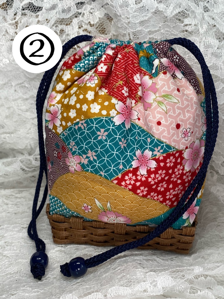 お茶会ANTU(アンティーユ)向け お出かけ巾着