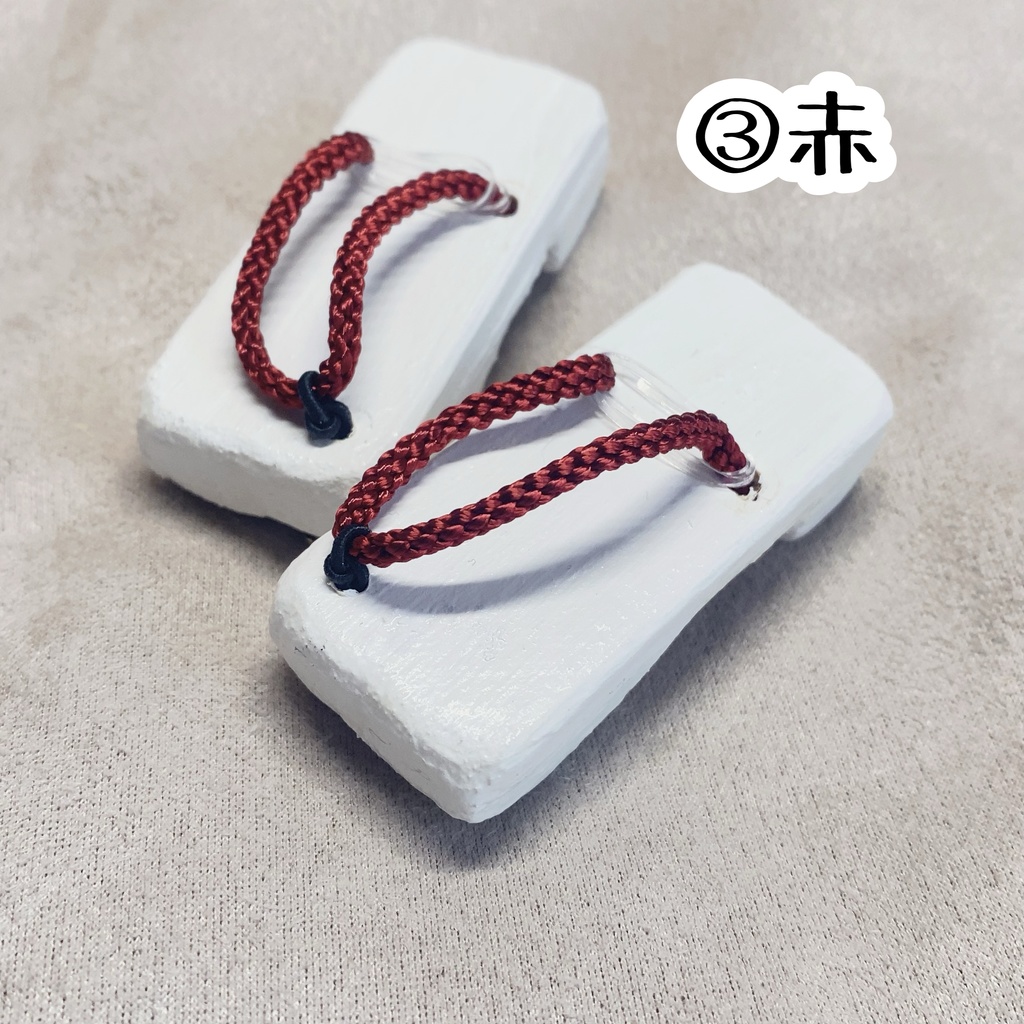 【SDM・MDDサイズ】下駄足じゃなくても履ける下駄(シロ)【ドール用】