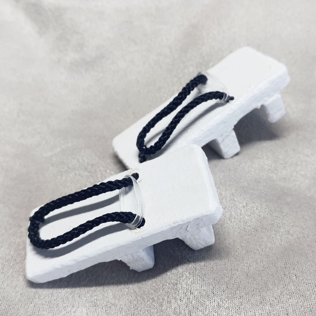 【SDM・MDDサイズ】下駄足じゃなくても履ける下駄(シロ)【ドール用】