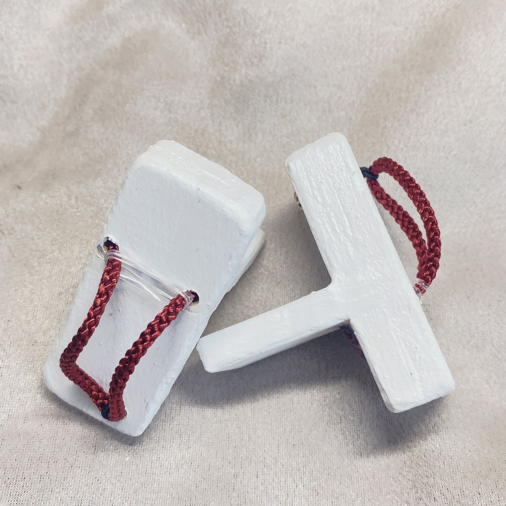 【SDM・MDDサイズ】下駄足じゃなくても履ける下駄(シロ)【ドール用】