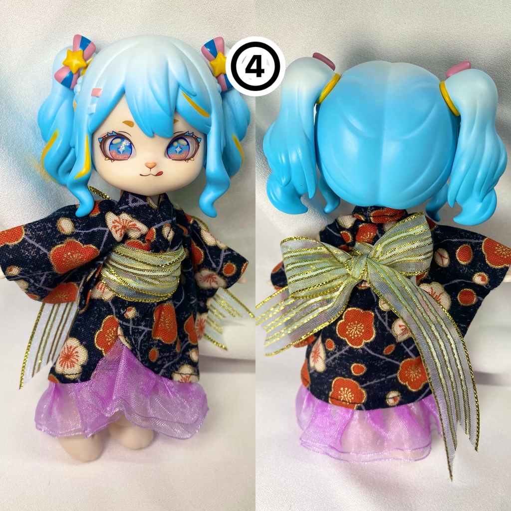 【1/12サイズ】浴衣ドレス【ドール用】