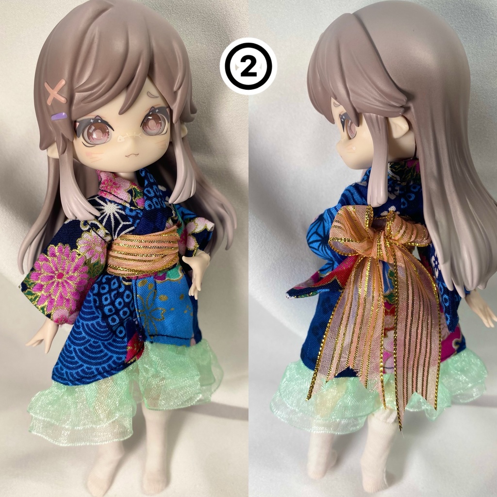 【1/12サイズ】浴衣ドレス【ドール用】