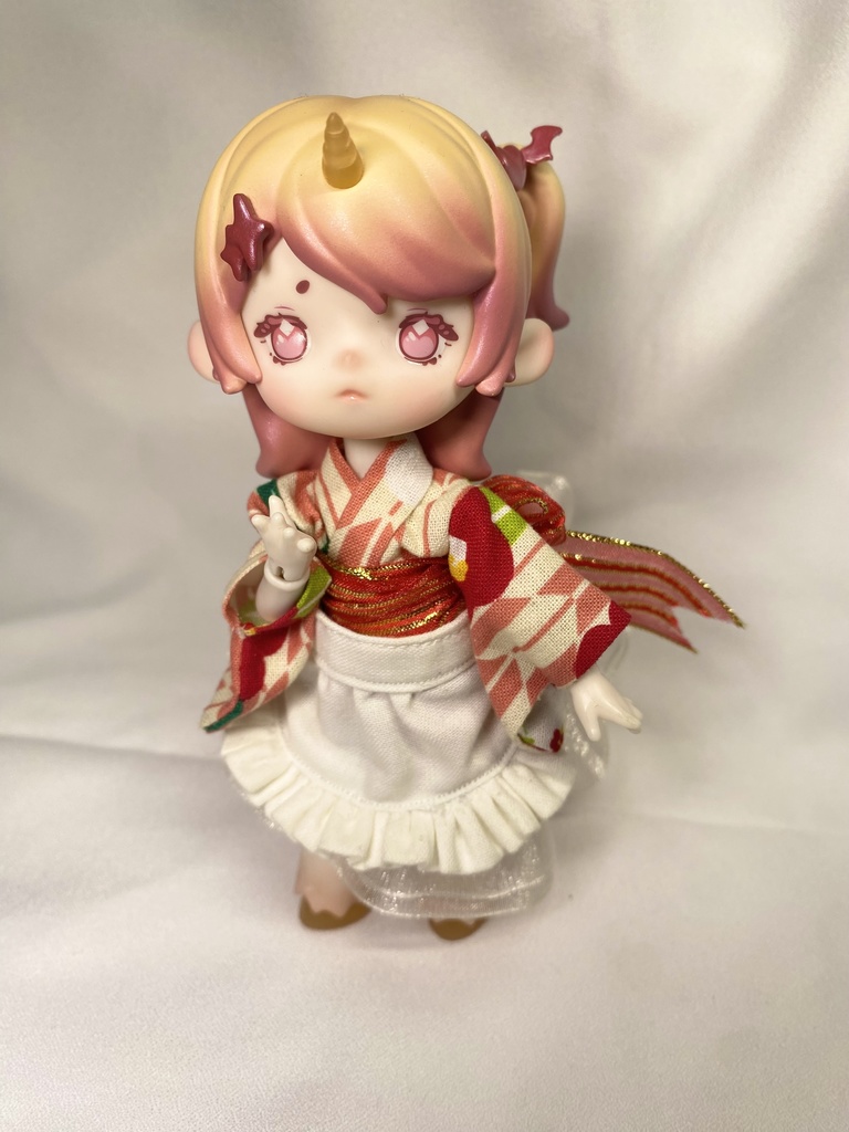 【1/12サイズ】フリルエプロン【ドール用】