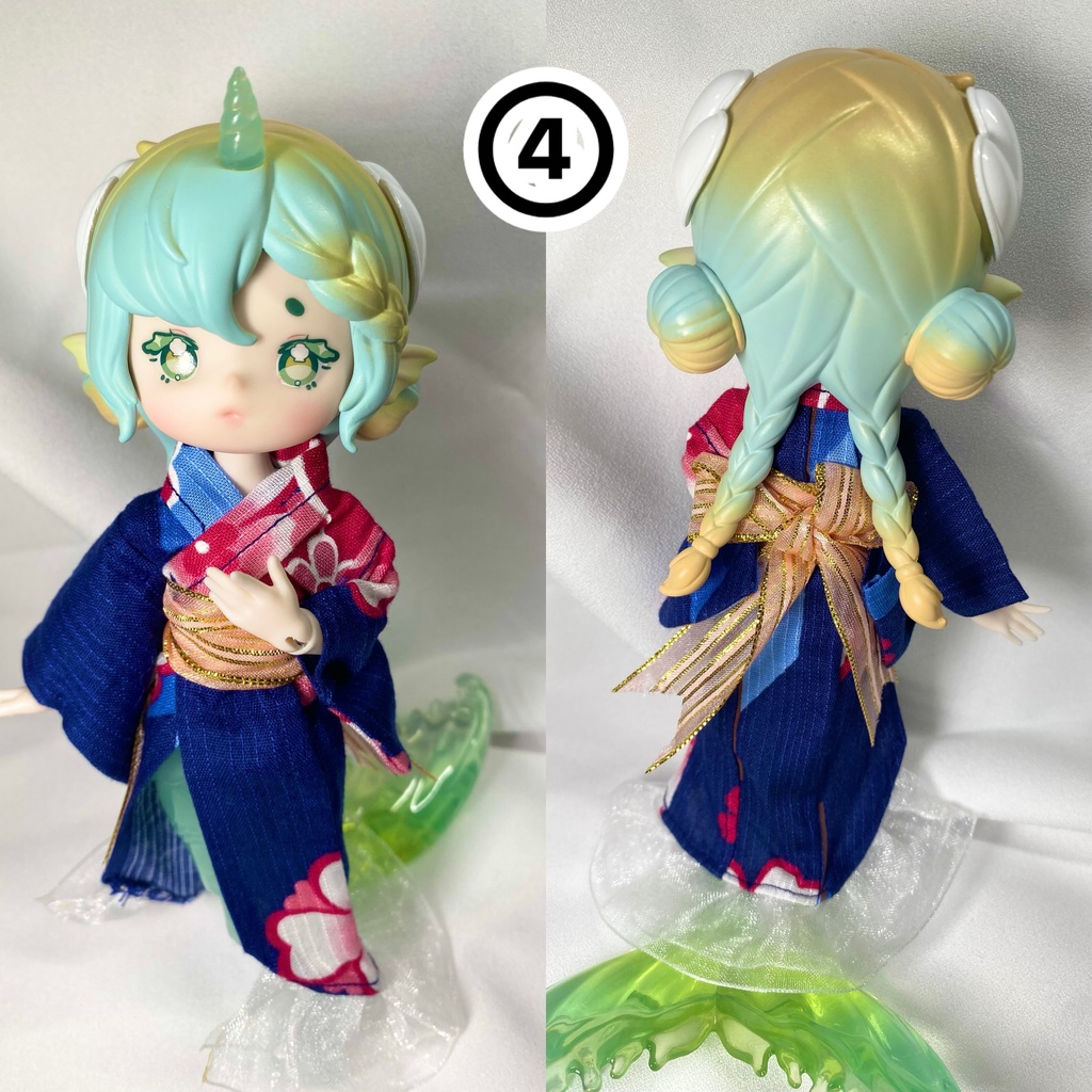 ANTU 潮の秘語(人形アンティーユ)向け 浴衣ドレス【ドール用】