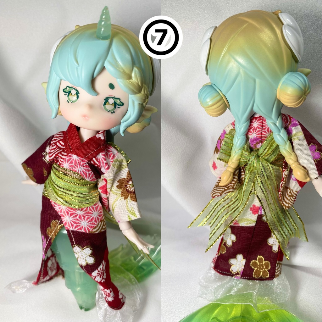 ANTU 潮の秘語(人形アンティーユ)向け 浴衣ドレス【ドール用】