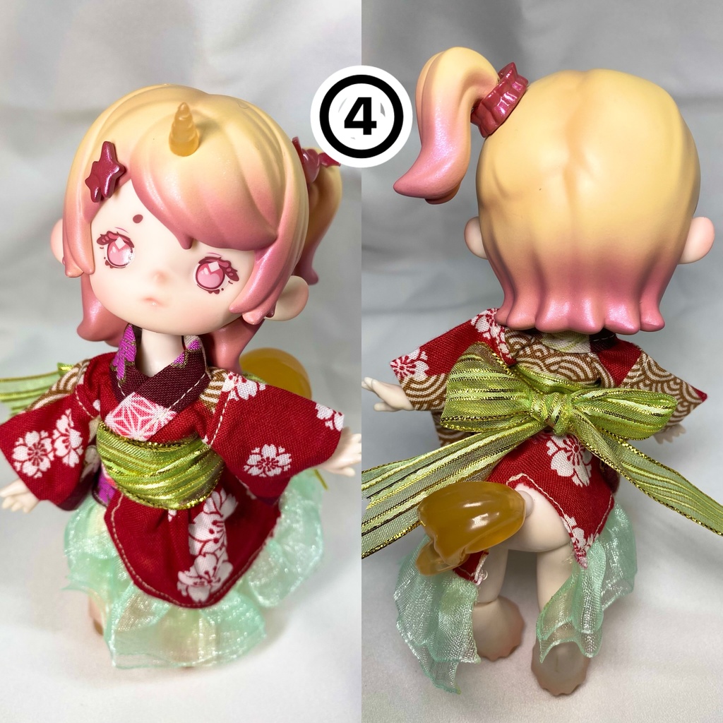 お茶会ANTU(アンティーユ)向け 浴衣ドレス【ドール用】