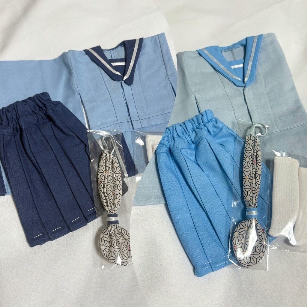 ※在庫限り【1/4ドールサイズ】和せぇらぁセットアップ(空ver.)【ドール用】