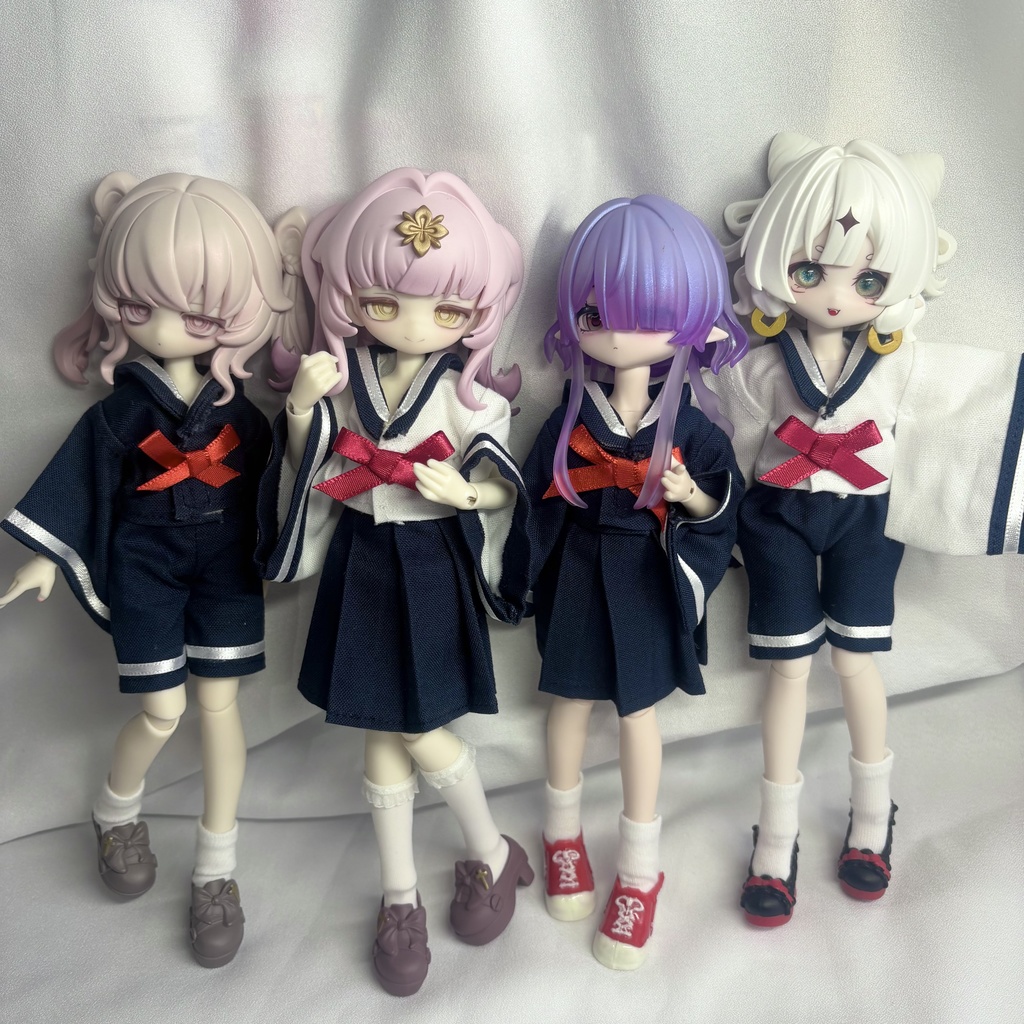 【1/8ドールサイズ】和せぇらぁセットアップ【ドール用】