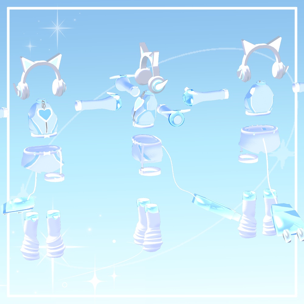 【こまどアバター対応】cyber Star