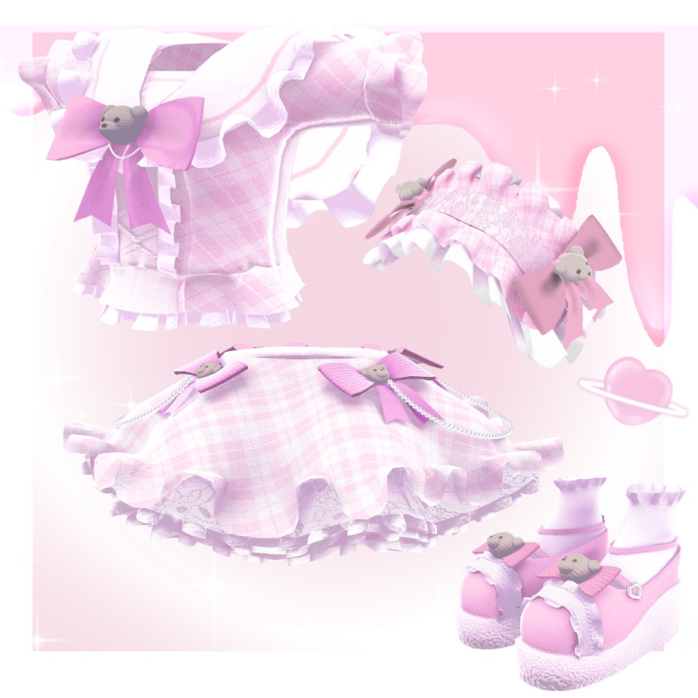 【3アバター対応】Dolly Bear