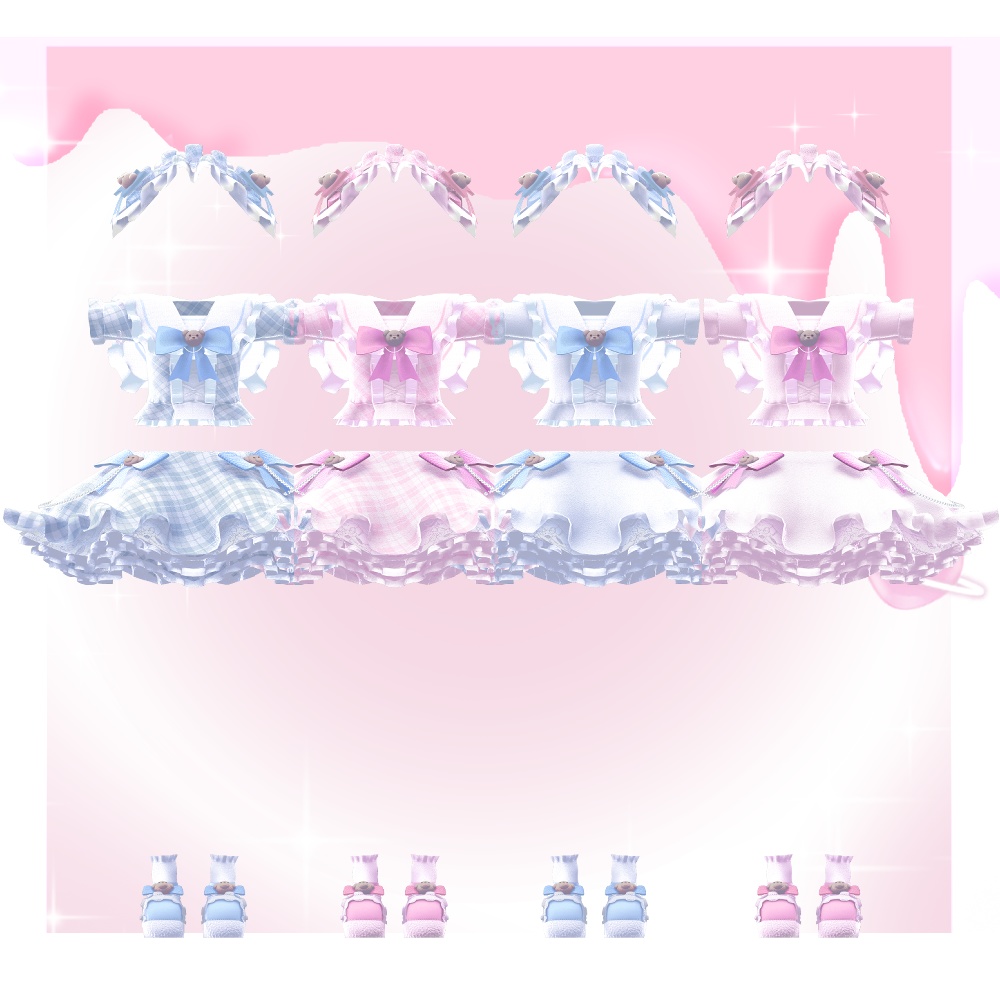 【3アバター対応】Dolly Bear