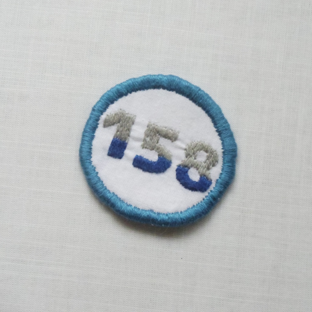 刀剣乱舞*刀帳番号ワッペン○ブローチorキーホルダー