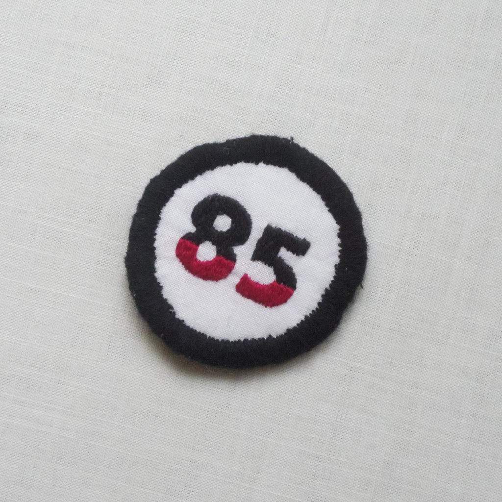 刀剣乱舞*刀帳番号ワッペン○ブローチorキーホルダー