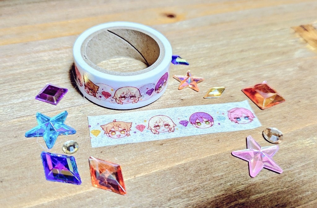 【非公式】ハピトリマスキングテープ