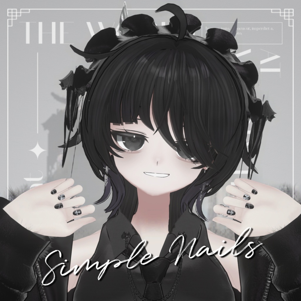 Rize専用 シンプルネイル