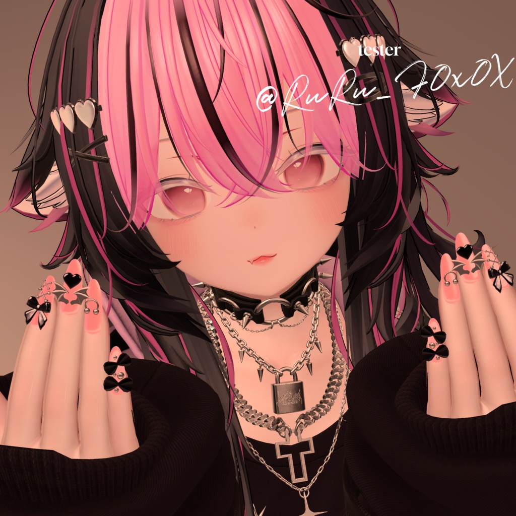 【free】こあくまネイル