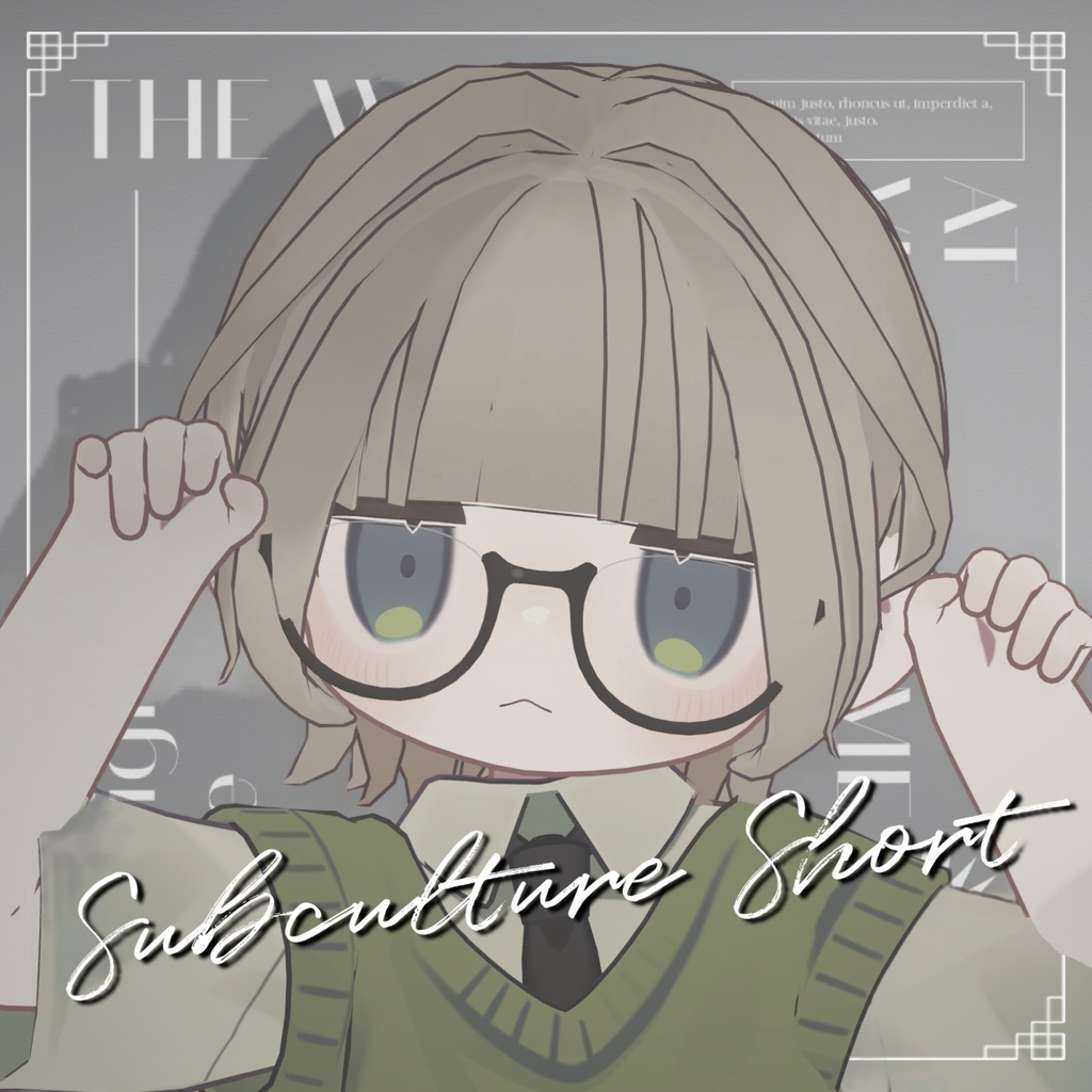 【2アバター対応】さぶかるショート
