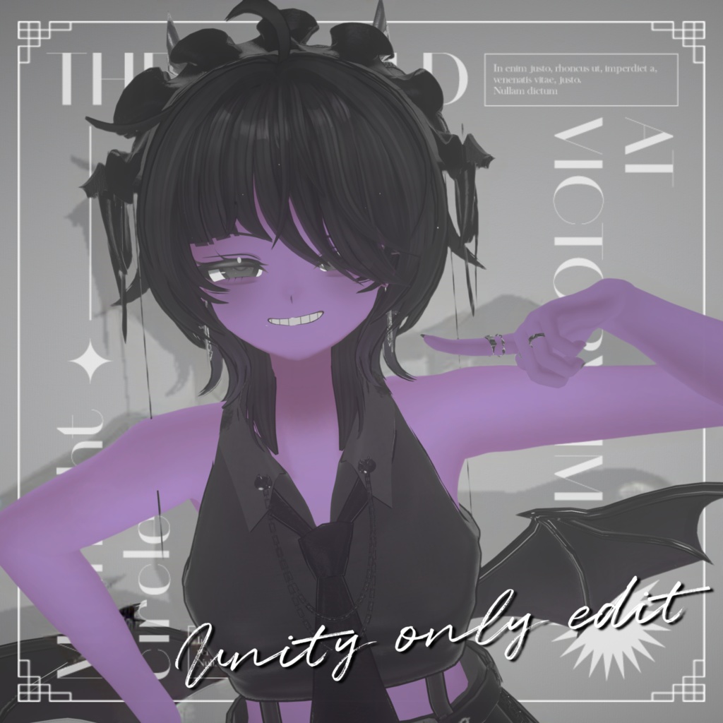 【全アバター導入可】異色肌マテリアル