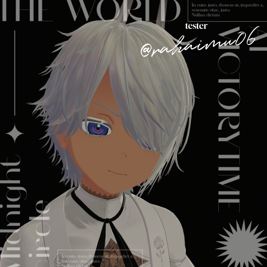 【全アバター導入可】異色肌マテリアル