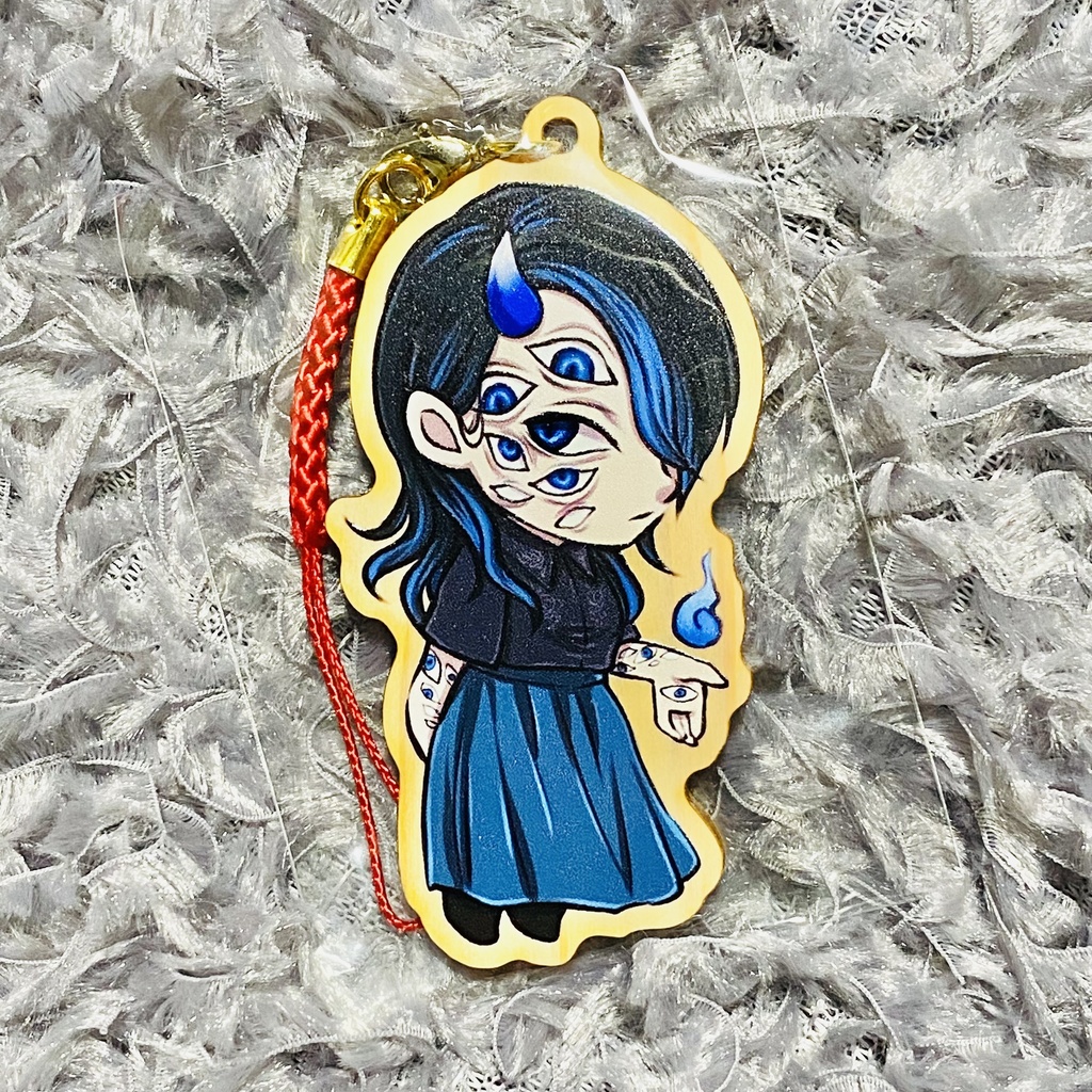 【創作】妖怪ウッドキーホルダー