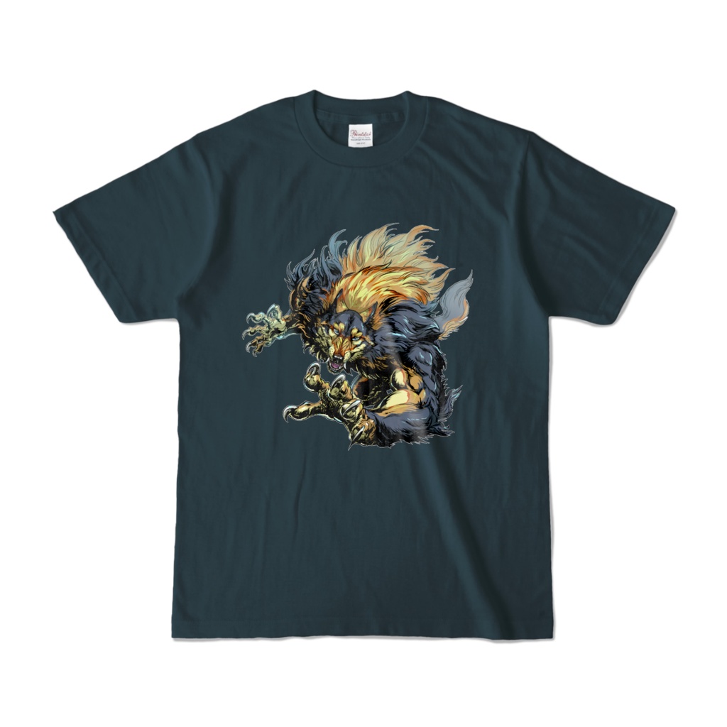 Were wolf Gold カラーTシャツ