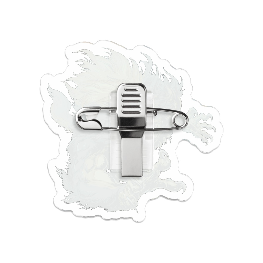 Were wolf Gold アクリルバッジ