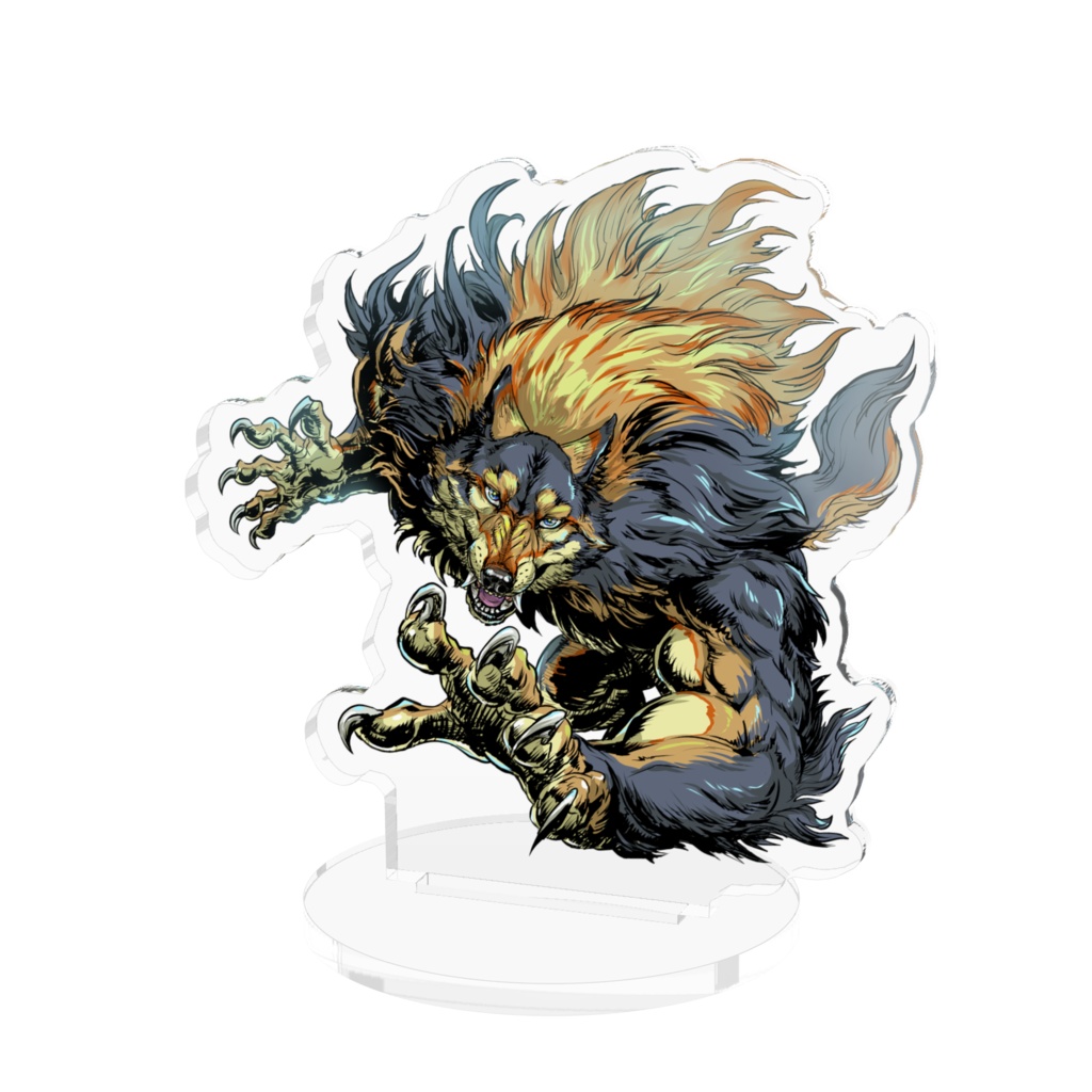 Were wolf Gold アクリルフィギュア