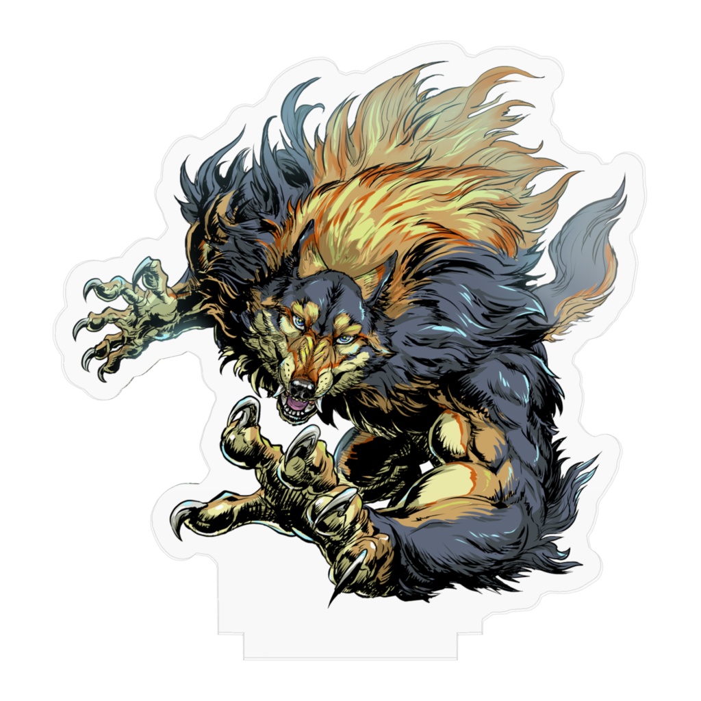 Were wolf Gold アクリルフィギュア