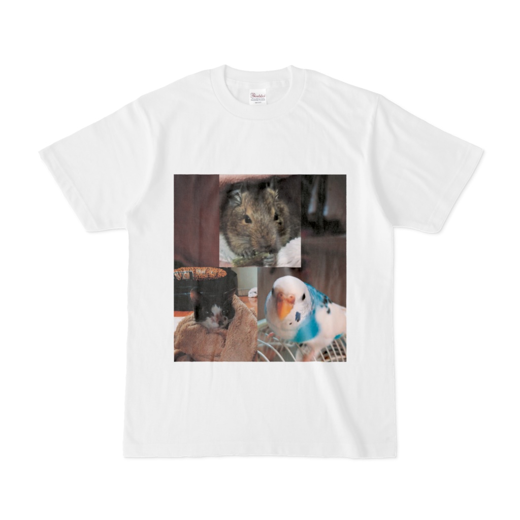 デグー インコ 猫 Tシャツ