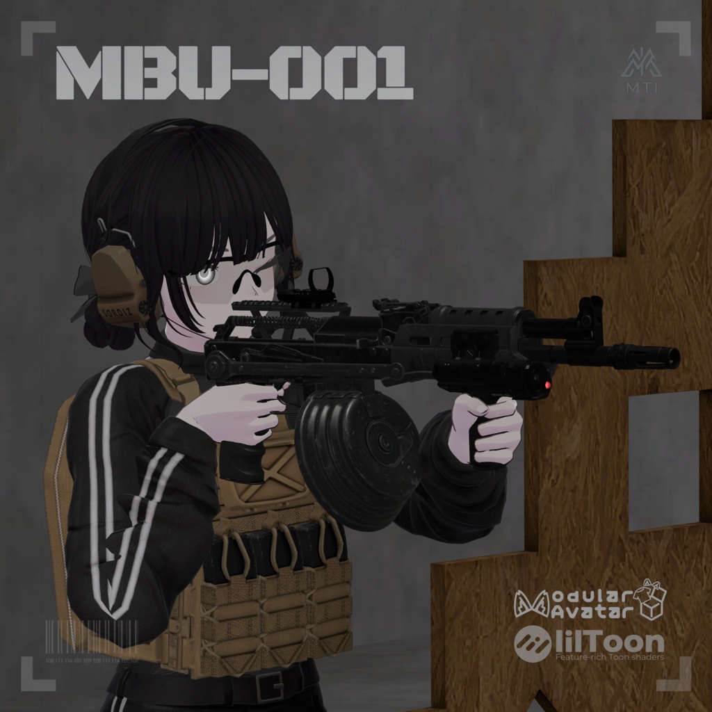 【VRCHAT想定】MBU-001