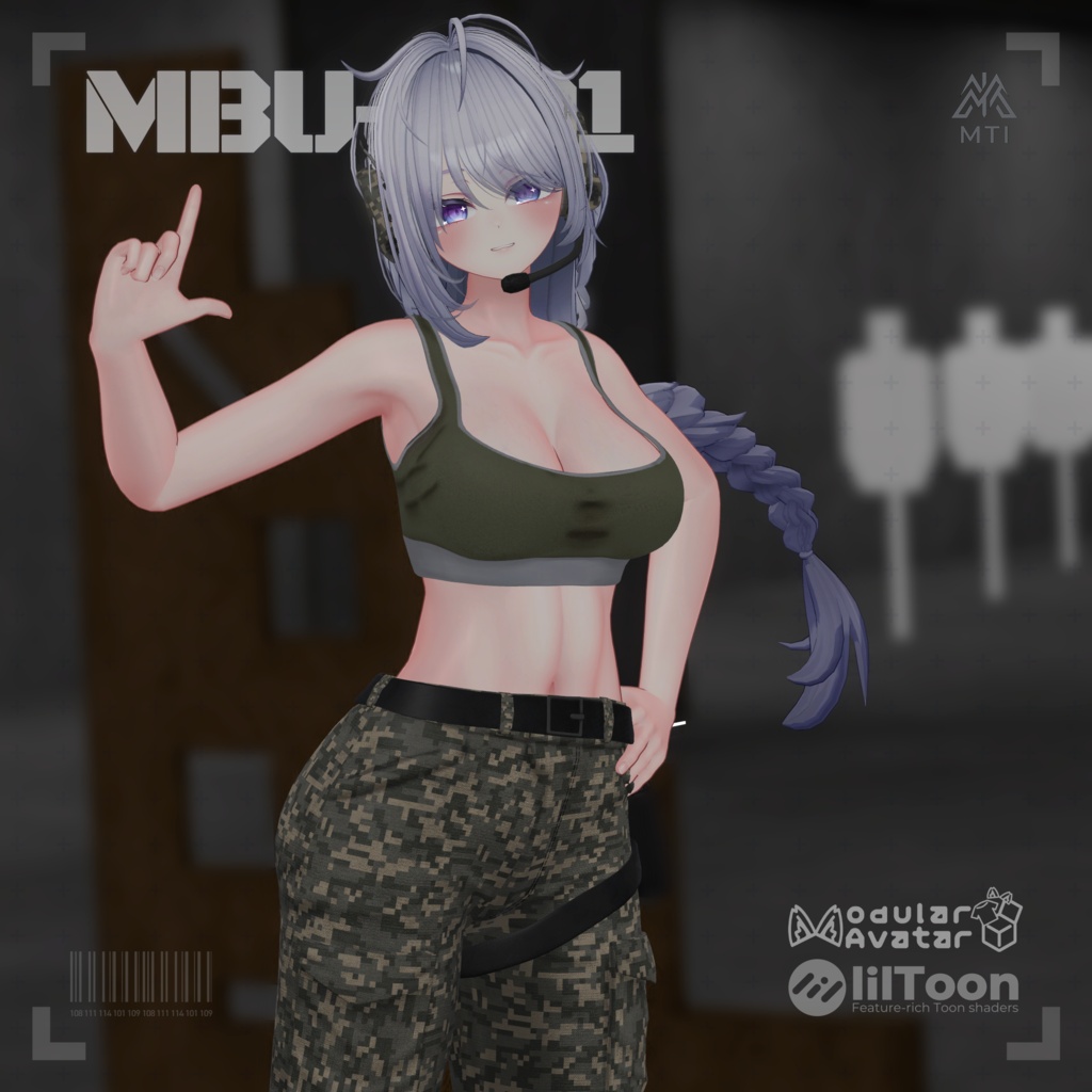 【VRCHAT想定】MBU-001