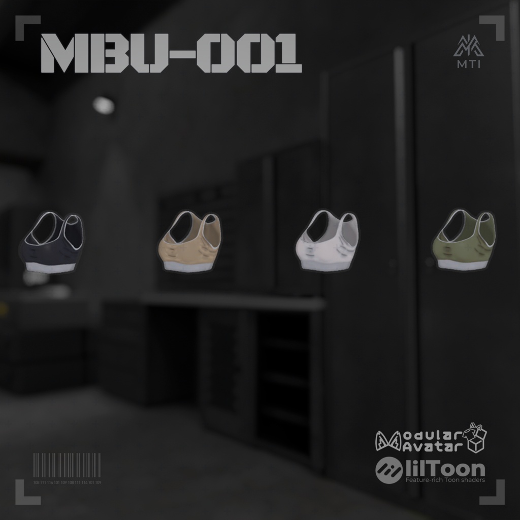 【VRCHAT想定】MBU-001