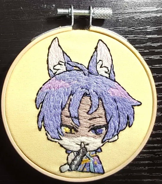 NU:カーニバル 玖夜 手作り刺繍フレーム