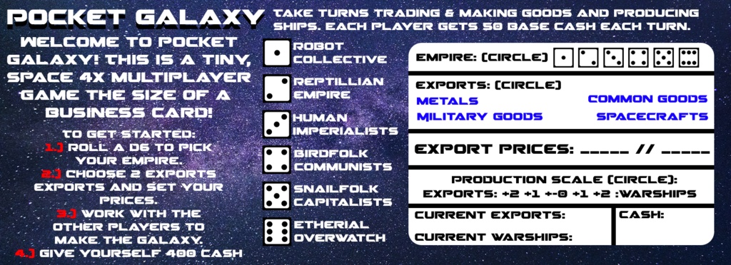 Pocket Galaxy: A Tiny 4X Space Game!