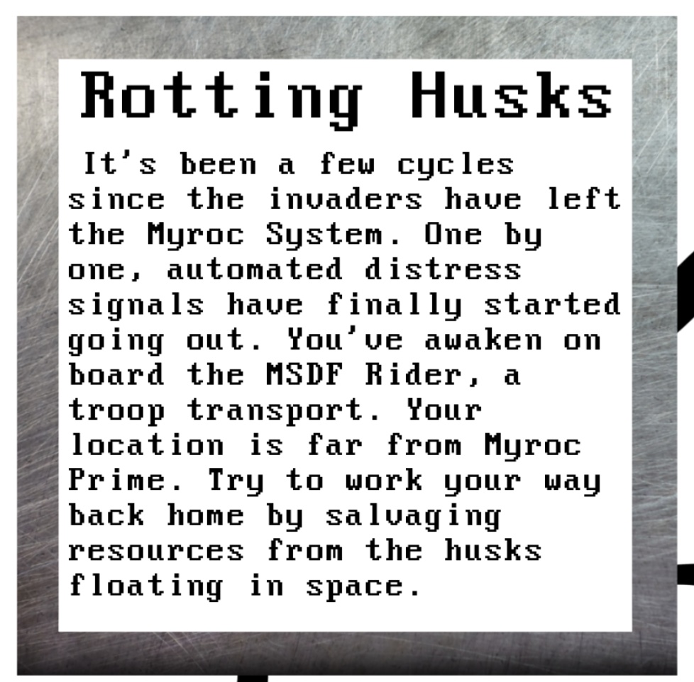 Rotting Husks - Solo One-Page RPG