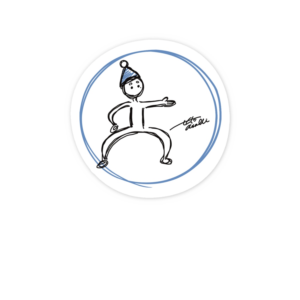 せた feat.四股踏み スマホステッカー