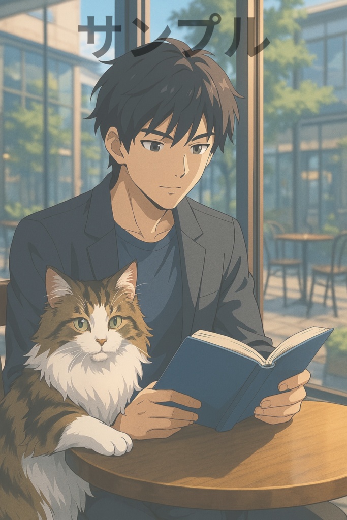 📚 猫と過ごすカフェタイム壁紙